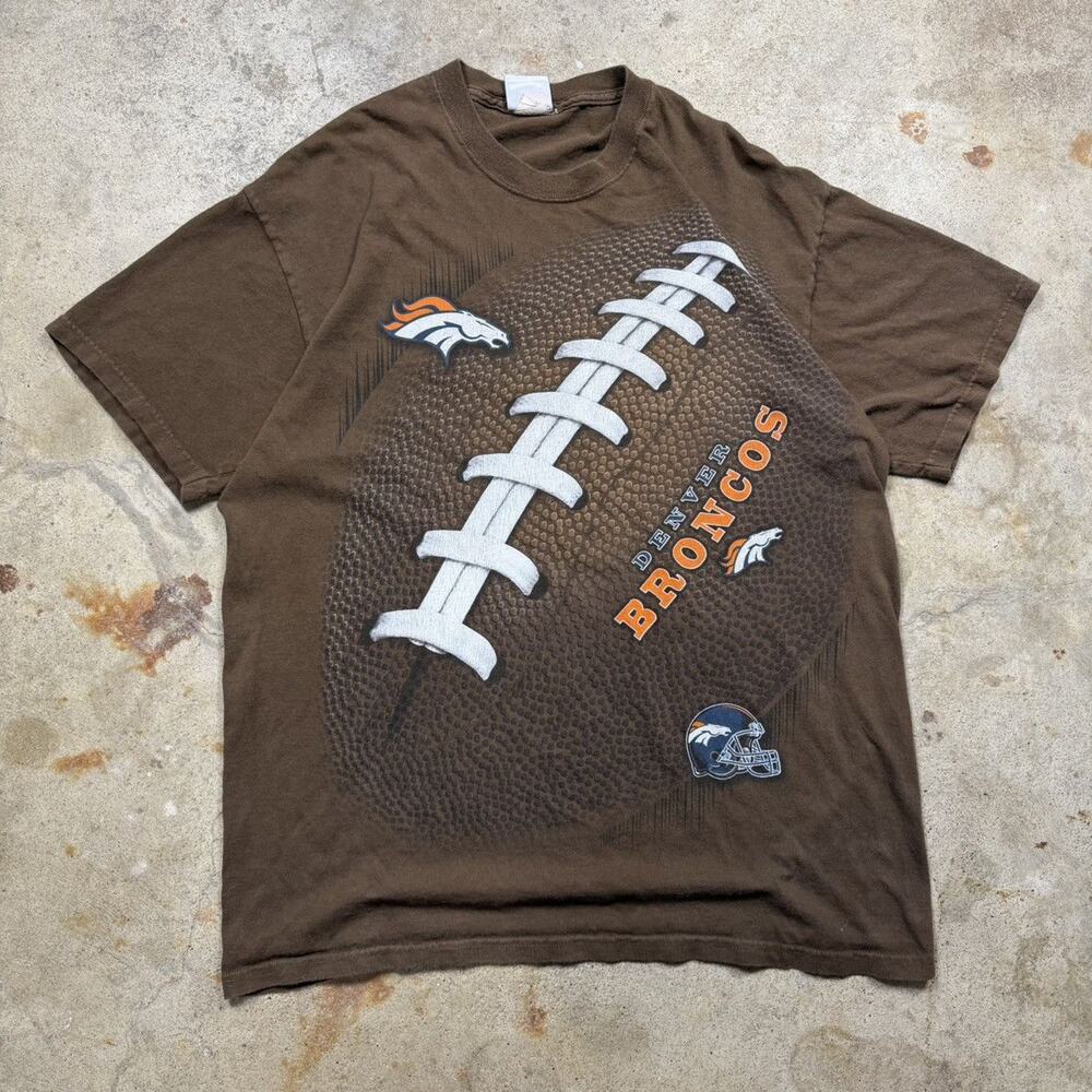 VTG Majestic NFL Denver Broncos Football Shirt Size L